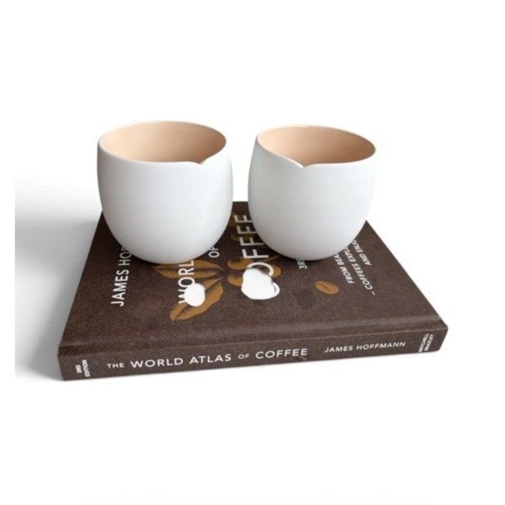 Nespresso LUNGO India Mahdavi 2-Coffee Tea Cups Origin Collection 14 oz. - Picture 2 of 6
